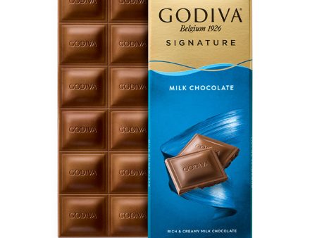 Godiva Tablet Milk Chocolate 90g on Sale