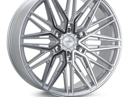 Vossen HF6-5 24x10   6x135   ET25   Deep Face   87.1 - Silver Polished Wheel Online Hot Sale