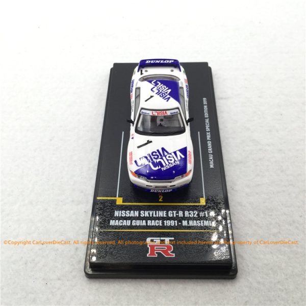 INNO Model 1:64 Nissan Skyline GT-R R32 #1 UNISIA JECS Macao GP 1990 For Cheap