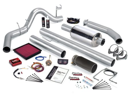 Banks Power 01 Dodge 5.9L 235Hp Ext Cab Stinger System - SS Single Exhaust w  Black Tip Discount