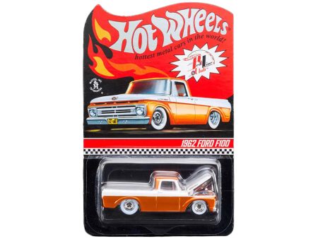 Hot Wheels RLC 1962 Ford F100 Spectra Chrome Orange with White Top Cheap