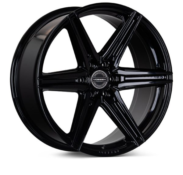 Vossen HF6-2 24x10   6x135   ET25   Deep Face   87.1 - Gloss Black Wheel For Cheap