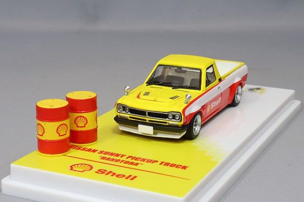 Inno64 1:64 Nissan Sunny Hakotora Pick-Up  SHELL  Sale