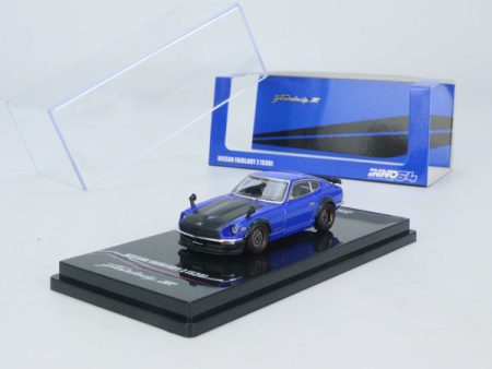 INNO 1 64 NISSAN FAIRLADY Z (S30) Blue with carbon Hood (IN64-240Z-BLU) diecast car Discount