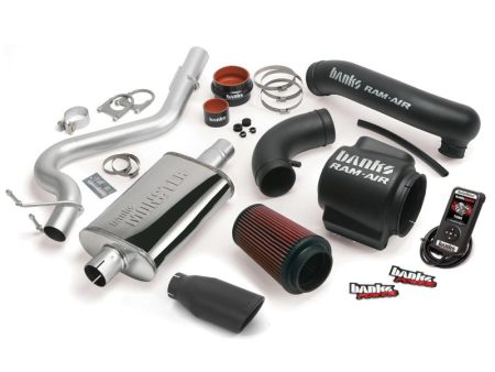 Banks Power 00-03 Jeep 4.0L Wrangler Stinger System - SS Single Exhaust w  Black Tip For Sale