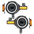 Oracle Ford Bronco 21+ Oculus  Bi-LED Projector Headlights SEE WARRANTY Sale