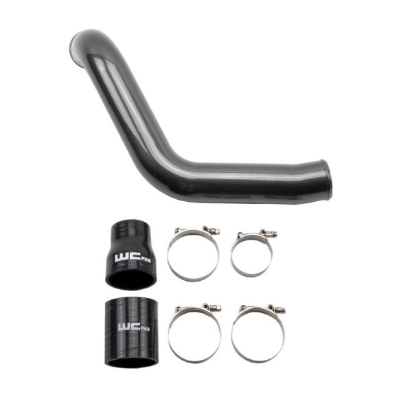 Wehrli 2004.5-05 Chevrolet LLY Duramax Passenger Side 3in Intercooler Pipe - Gloss Black Hot on Sale