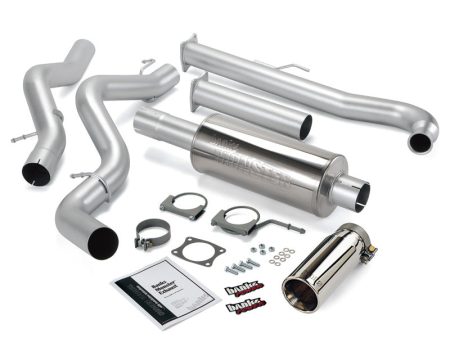 Banks Power 01-04 Chevy 6.6L Ec Cclb Monster Exhaust System - SS Single Exhaust w  Chrome Tip Sale