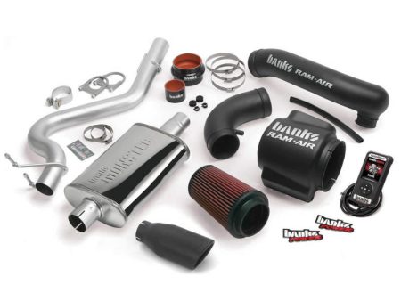 Banks Power 04-06 Jeep 4.0L Wrangler Stinger System - SS Single Exhaust w  Black Tip Online Sale