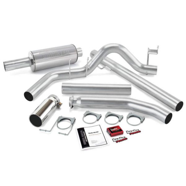 Banks Power 01 Dodge 5.9L Ext Cab Git-Kit - SS Single Exhaust w  Chrome Tip Online