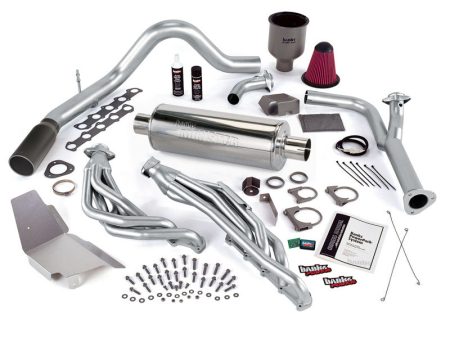 Banks Power 00-04 Ford 6.8L Excr (No-Egr) PowerPack System - SS Single Exhaust w  Black Tip For Discount