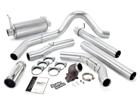 Banks Power 00-03 Ford 7.3L   Excursion Monster Exh w  Power Elbow - SS Single Exh w  Chrome Tip Hot on Sale