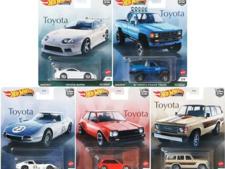 2021 Hot Wheels Car Culture TOYOTA Series 5 CAR SET For Discount