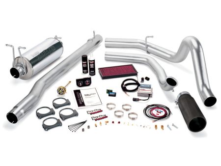 Banks Power 99.5 Ford 7.3L F250 350 Auto Stinger System - SS Single Exhaust w  Black Tip on Sale