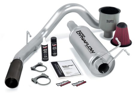 Banks Power 99-04 Ford 6.8L Ext Crew S D Stinger System - SS Single Exhaust w  Black Tip Online Sale