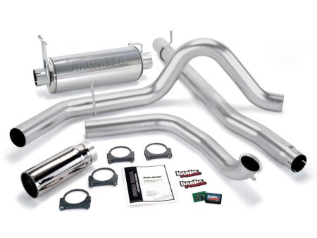 Banks Power 00-03 Ford 7.3L   Excursion Git-Kit - SS Single Exhaust w  Chrome Tip Online now