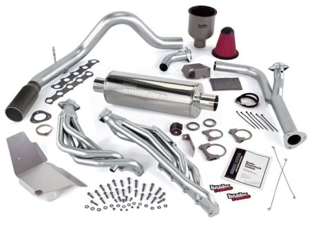 Banks Power 99-04 Ford 6.8L Truck EGR-Late Cat PowerPack System - SS Single Exhaust w  Black Tip Sale